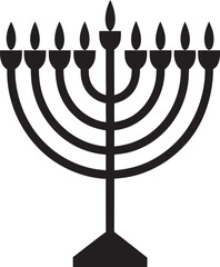 menorah vector illustration
