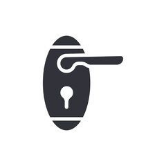 Elegant Entryway Hardware Isolated on White Background