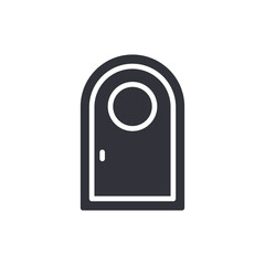 Archway Entryway Portal Way Entrance Pictogram Minimal
