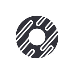 Circular Geometric Element Graphic Logo Design Element