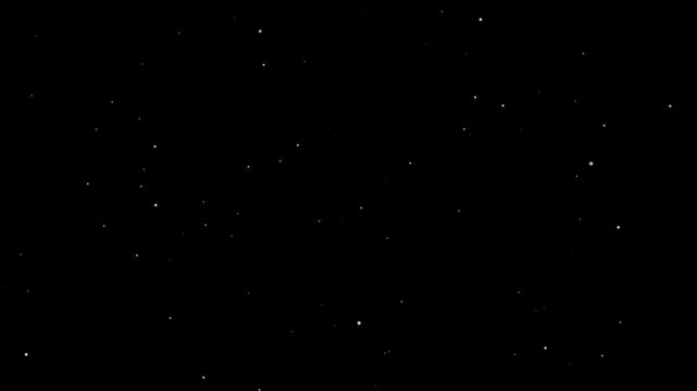 Heavy snowfall with alpha channel transparent overlay, snow animated chromakey background. snow falling Christmas background, falling snowflakes animation, seamless loop. Alpha channel. 
