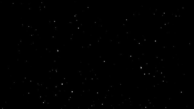 Heavy snowfall with alpha channel transparent overlay, snow animated chromakey background. snow falling Christmas background, falling snowflakes animation, seamless loop. Alpha channel. 