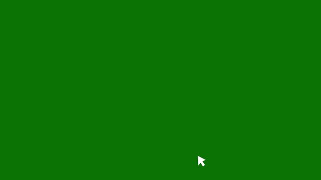 professional skip ad ui animation with cursor press and seamless vanish effect green background.