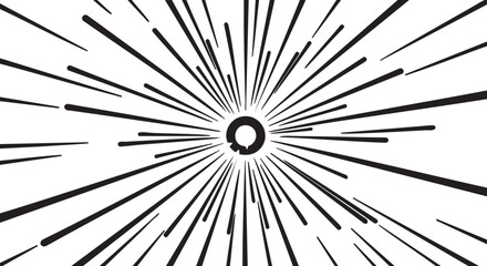 Obraz premium ## **27. Influence spread radiating lines outline vector** 