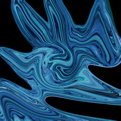 Neon fluid abstract swirl texture