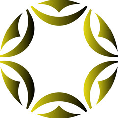 Infinity Christmas Wreath Logo SVG