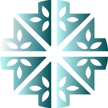 Christmas Starburst Bakery Logo 