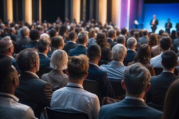 People Sitting in a Crowded Audience