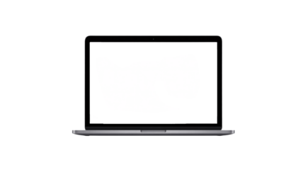 Laptop mockup template for website design showcase and presentation