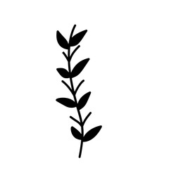 Flower Silhouete Illustration