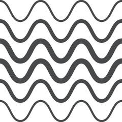 Wavy lines geometric pattern design