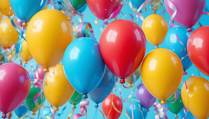 Colorful Balloon Celebration: Party, Joy, and Festivity