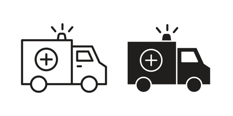 Ambulance icon for web, app, infographic. © Ranveer