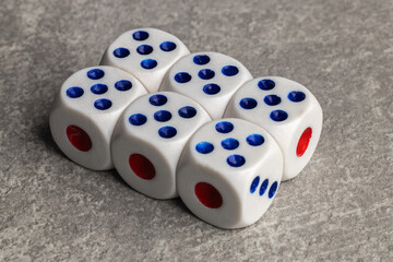 dice on the table