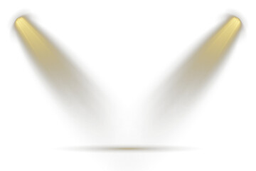 Concert lighting set includes soft beams. Overlay effects simulate professional studio...