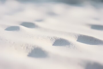 Macro Rippling White Sand Minimalist Tranquility Background.