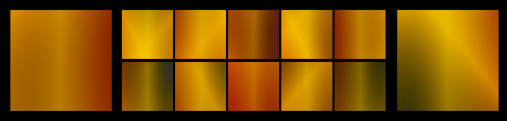 Fototapeta premium Gradient color palette, warm amber and dark brown, for cozy design backgrounds