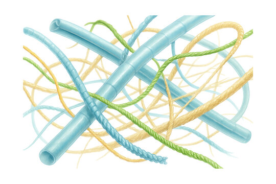Network of diverse filamentous and tubular components in the cytoskeleton.