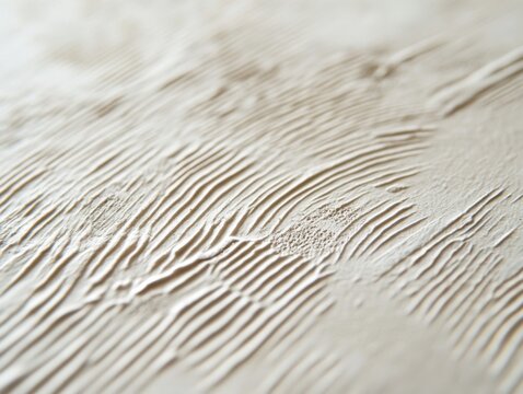 Close-up of textured paper with engraved lines and paint imprints, natural tones and rustic vibe