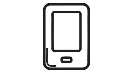 ## **33. E-reader device outline icon vector**
