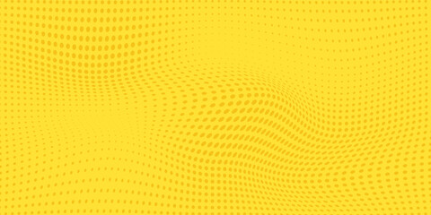 Abstract orange yellow dotted print background. Modern pop art dots comic pattern.
