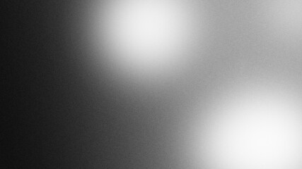 Noise grain texture. Grayscale fade. Minimal monochrome light burst. Black grey white silver radial border vignette abstract background. Smooth gradient blend. Central light glow. Soft, blurred edges.