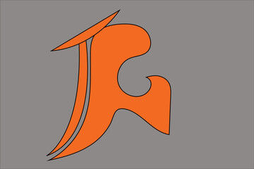 Modern corporate logo design for future tech company featuring bold geometric shapes and vibrant color palette