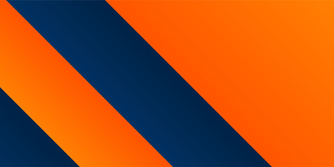 Abstract color of dark blue and orange square theme background. Modern luxury design. Simple vector.
