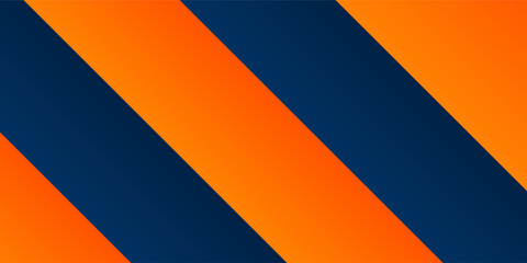 Abstract color of dark blue and orange square theme background. Modern luxury design.