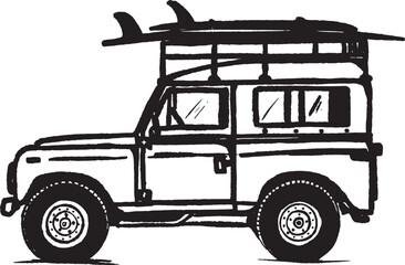 off road vehicle vector