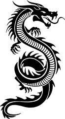 dragon tattoo illlustration art design style