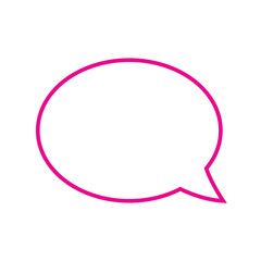 Fototapeta premium chat bubble symbol