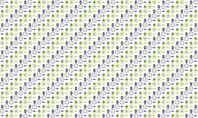 Retro Mid Century Christmas Icons Seamless Doodle Pattern