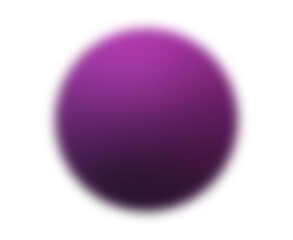 Smooth soft circle with neon gradient. Purple-magenta sphere. Minimalistic, dreamy, airy abstract light form. Design element.