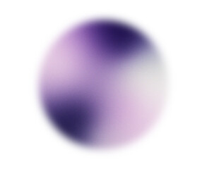 Smooth soft orb of glowing purple and pink gradient. 