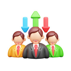 Business & Finance 3D Icon  Corporate, Strategy, Marketing & Management Illustrations