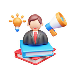 Business & Finance 3D Icon  Corporate, Strategy, Marketing & Management Illustrations