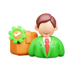 Business & Finance 3D Icon  Corporate, Strategy, Marketing & Management Illustrations
