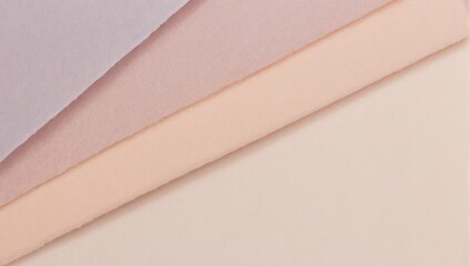 Abstract pastel paper layers in diagonal arrangement, soft hues.
