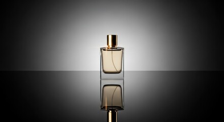 Captivating perfume bottle display studio setting product photography minimalist environment close-up view luxury concept
