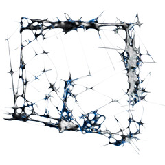 Bright 3D chrome metallic futuristic style perfect for logo design poster or digital art