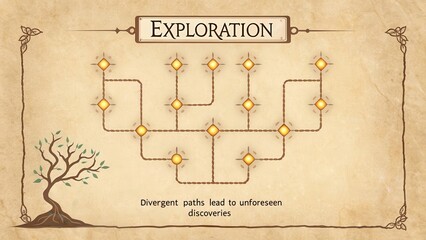 Exploration: Branching Paths Lead to Unforeseen Discoveries on Aged Parchment