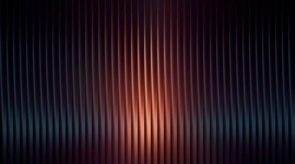 Abstract background with vertical lines and gradient of orange and blue color