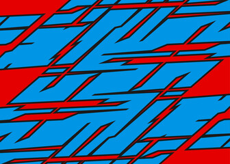 Abstract background with colorful geometric and sharp line pattern