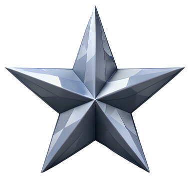 Christmas star with vector shape and transparent background for PNG format