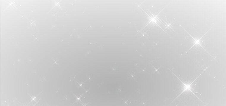 Fine white glitter dust drifts slowly with gentle glowing motion. Small points of light flicker softly around it. The smooth shine forms a calm magical scene.