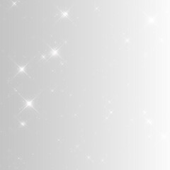 A gentle field of white sparkles floats with soft glowing motion. Small lights appear around the...