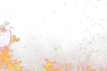 A sharp flame rises quickly with pointed shapes and bright glow, captured on a transparent background. Thin streaks of light emphasize speed, making the PNG ideal for dynamic visual scenes.