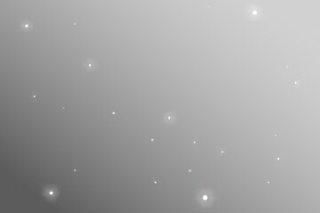 Christmas light effect with glittering magic dust and soft white glow. Sparkling particles float on a transparent background, creating a festive and elegant decoration effect.