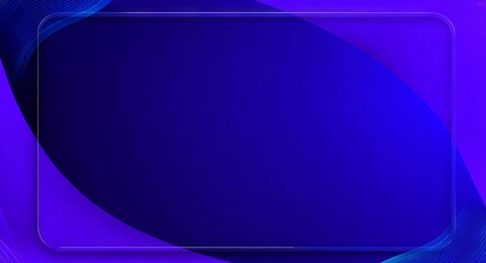 A blue and purple background with a clear border